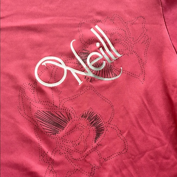 O'Neill Pink Rash Guard Swim T Shirt Size XL - Picture 3 of 7